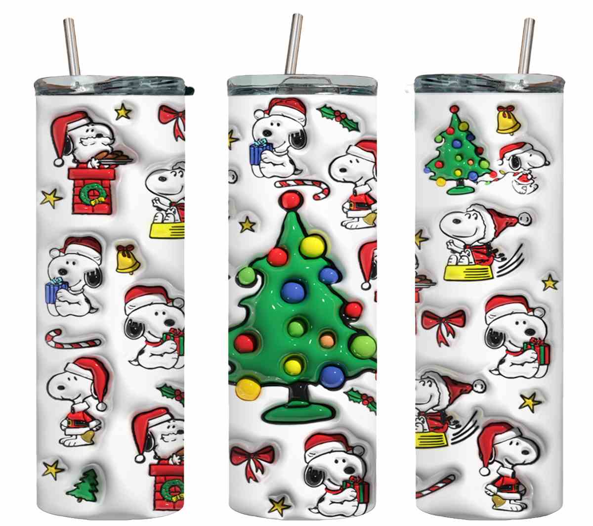 Inflated Christmas Snoopy-8676
